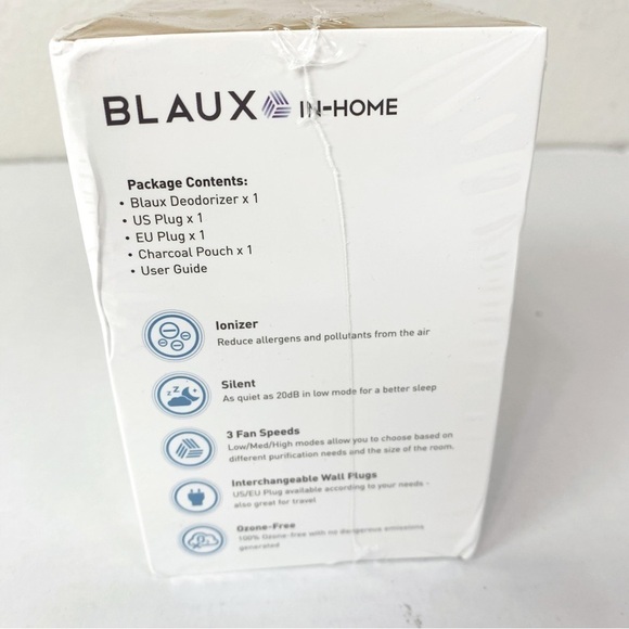Blaux In Home Plug In Charcoal Air Filter Deodorizer Nightlight - Picture 3 of 10